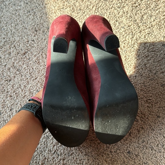 5/48 Merlot colored pumps size 39 - Picture 2 of 12